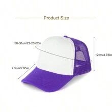 1 szt. Letnia czapka przeciwsłoneczna Baseball sport wypoczynek gąbkowa czapka z siatką ochrona przed słońcem oddychająca czapka