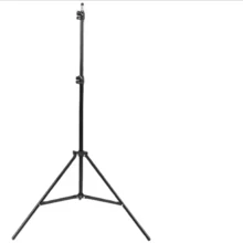 Sleek Extendable Tripod With Gimbal Head & Phone Holder - Portable & Perfect For Photography, Live Streaming - Black - View 5