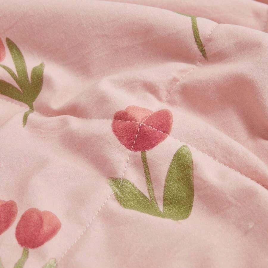 One Washed Cotton Print Soybean Summer Comforter, Air Conditioned