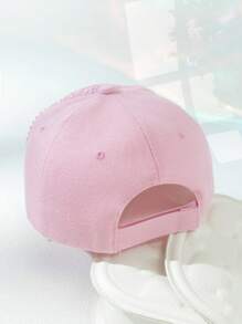 1pc Rhinestone-Set AB Color Women's Sun Protection Baseball Cap Halloween - Multicolor - View 4