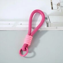 1 pezzo di laccio creativo e colorato minimalista fai-da-te per telefono, cinturino multiuso per fotocamera e telefono anti-smarrimento, cinturino per telefono e portachiavi per la scuola