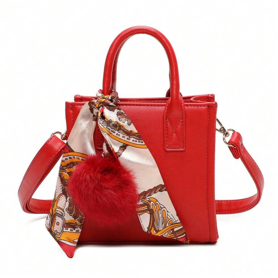 Giovanna Milano Bolso de mano convertible en bandolera regulable para mujer - Negro/Marrón/Naranja/AzulMarino/Khaki/Rojo/Beige/Blanco/Rosa - Rojo - Ver 1