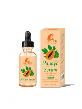 Papaya Serum 30ml/Bottle Improve Dullness And Brighten Skin Moisturizing Nourishing Firming, Suitable For Women Daily Skincare
