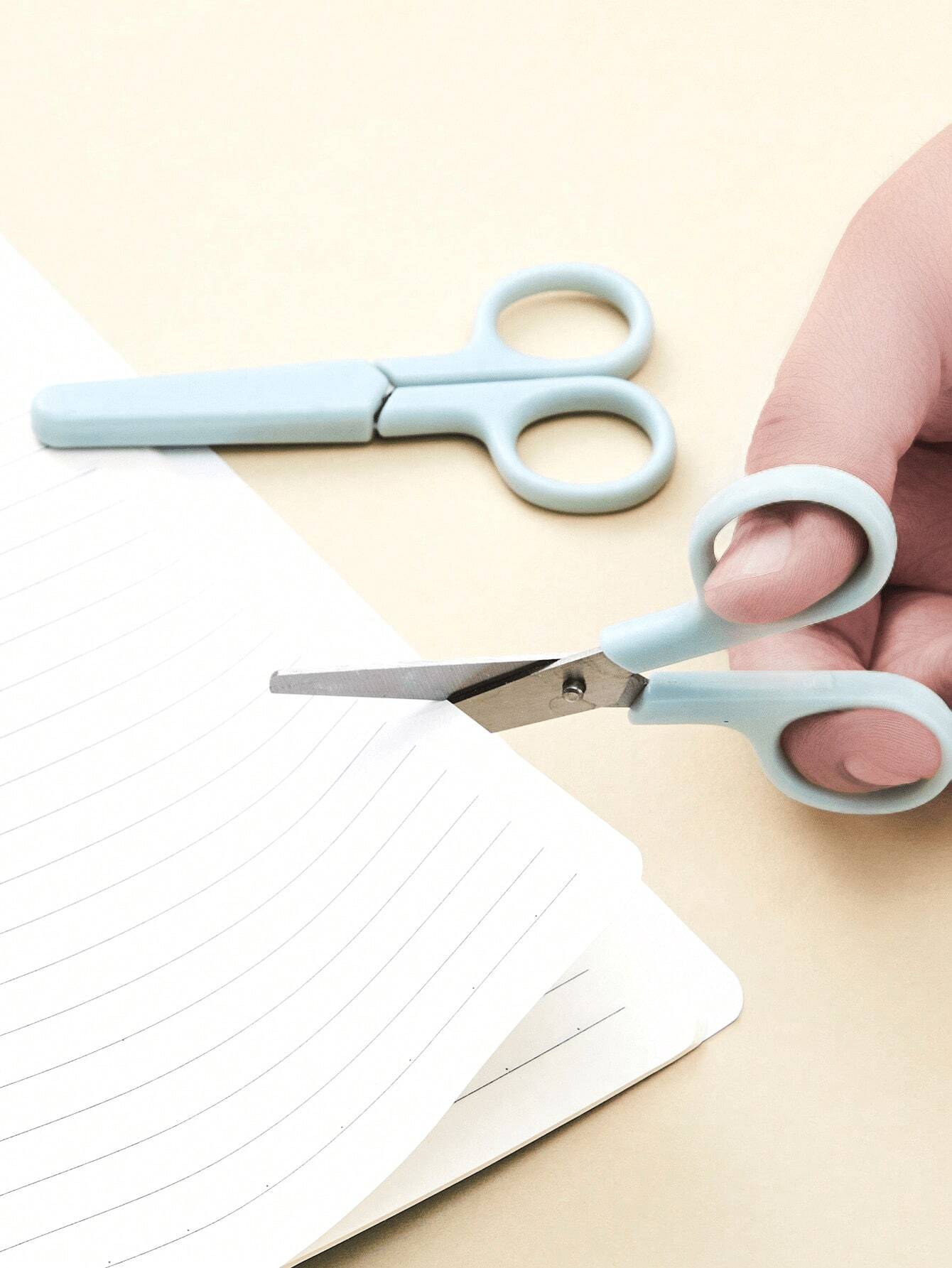 1pc Portable Mini Handmade Scissors With Cover, Stainless Steel Art ...