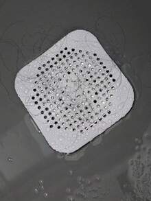 1入浴室和廚房水槽用排水口防塞貼，除臭墊，防塞頭髮過濾網，防塞排水口貼紙 - 灰色 - 查看 4