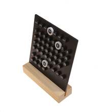 1 pieza Calendario de escritorio creativo en forma de tarjeta, calendario mensual extraíble con base de madera para recámara, hecho a mano, DIY, oficina, escritorio en casa, decoración - Multicolor - Ver 7