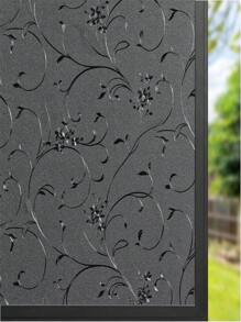Blackout Window Film, Sun Light Blocking Frosted Privacy Window Cling For Glass, Darkening Window Tint For Day Sleep, UV Blocking Static Cling Window Cover, Stickers, Wall Decal, Vinyl Decal For Home Decorations, Spring Decoration Items Refresh Your Home, Festival Decoration Stickers Gifts Birthday Graduation