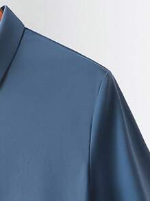 Boyfriend Style Men's 1pc Solid Color Ice Silk Sport Polo Shirt