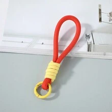 1 pezzo di laccio creativo e colorato minimalista fai-da-te per telefono, cinturino multiuso per fotocamera e telefono anti-smarrimento, cinturino per telefono e portachiavi per la scuola