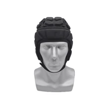 1 pezzo Attrezzatura da sci per sport all'aperto, casco protettivo imbottito morbido, casco morbido per calcio e rugby con imbottitura per l'allenamento, attrezzatura per la testa per andare a cavallo