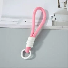 1 pezzo di laccio creativo e colorato minimalista fai-da-te per telefono, cinturino multiuso per fotocamera e telefono anti-smarrimento, cinturino per telefono e portachiavi per la scuola