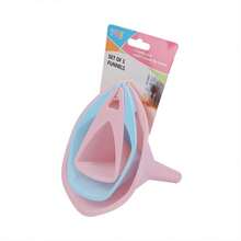 3 piezas, Embudo de plástico 12*13.5 cm - Multicolor - Multicolor - Ver 6