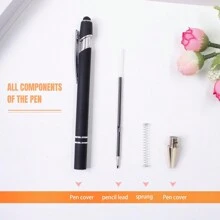 12/24/60/600支客製化刻名筆，商用客製刻字圓珠筆，觸控螢幕專用客製觸控筆，可伸縮書寫圓珠筆，個性化辦公學校禮品，竹製筆 - 多色 - 查看 7