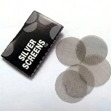 20/50/100 buc 20mm/0,78" 100 buc tutun accesoriu fumat tifon plasă metalică filtre plasă tutun fumat țeavă metalică ecran filtru percolator leach net - Argint - Vizualizare 7