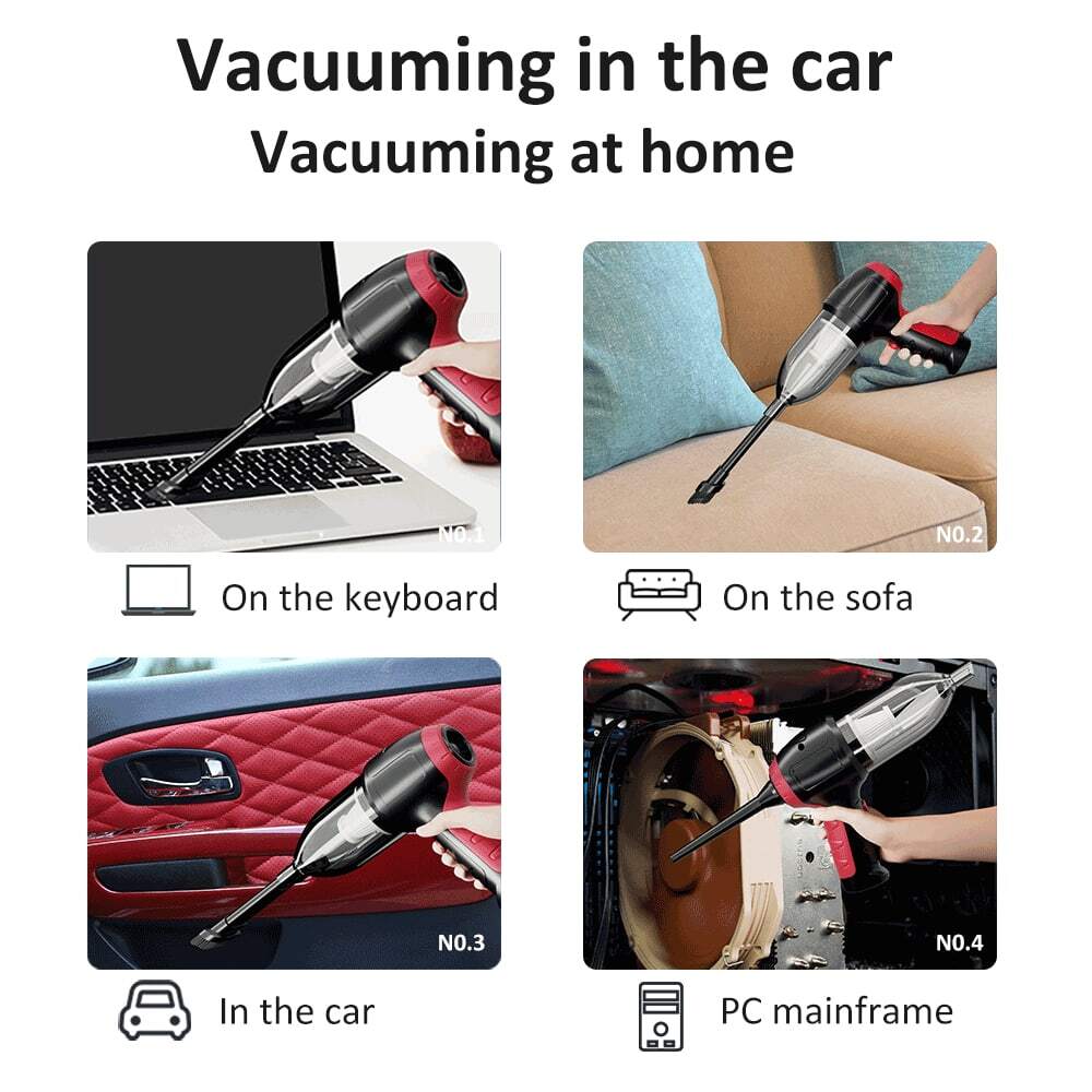 Mini Handheld Vacuum Cleaner (Cordless), Car Vacuum Cleaner, Portable 2