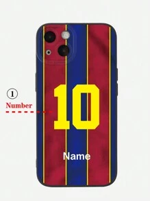 Custodia per telefono personalizzata con maglia da basket della Mela, compatibile con 11/12/13/14/15 Pro Max, colore nero, stampa personalizzata di nome e numero, alla moda, elegante, colorata, vintage, personalizzata, unica, regalo per amici per la Festa della Mamma, custodia per telefono, 16 custodie, elegante, colorata, vintage, carina, sobria, divertente, unica, personalizzata, regali ideali per lui, regali ideali per lei, fidanzato, fidanzata, famiglia, amici, nonni, coppia, per anniversari, per compleanni, custodie per telefono personalizzate, casual chic da strada, telefoni cellulari e accessori, scelte stagionali, custodia per telefono personalizzata alla moda