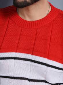 Men Sweaters - Đỏ và trắng - Xem 6