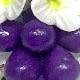 Uvas con flores