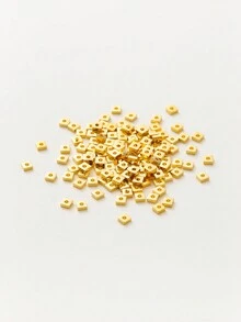 30/50/100pcs/Pack Anti-Tarnish Copper Square & Flat Spacer Beads For DIY Jewelry Making - Square Spacer - View 2