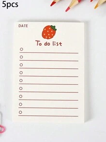 1PC Strawberry Lovely Notebook. Fruit Mini Notes. Notebook.Notes.Pianner.School Supplies For School.Paper School Supplies. For Students, Teachers, Planners Office Supplies Notebook. Small Books Of Supplies And Stationery Back To School.School Supplies