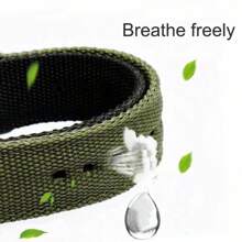 Dây đeo đồng hồ bằng vải nylon cho AE1200 1000 SGW300 400H MRW-200 W-S200H W-800H W-216H W-735H F-108WH AEQ-110W - 18mm - Xem 3