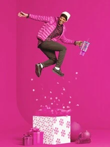 40oz Tumbler With Handle, Insulated Cup, Vacuum Insulated Water Bottle, Leak-Proof Lid And Straw, Insulated Coffee Mug Stainless Steel Travel Mug, Keeps Cold For 34 Hours Or Hot For 10 Hours - Pink - View 8