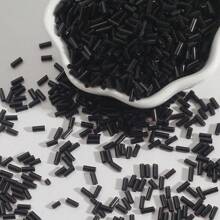 beadia 300 piezas de tubos largos de vidrio rellenos de plata para hacer joyas, accesorios de ropa de cuentas hechas a mano, y otros trabajos manuales