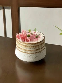 1 pieza Taza de café de cerámica vintage y rústica, taza de cerámica creativa pintada a mano, taza para café con leche helado americano, taza para té gongfu, taza de agua de vuelta al colegio