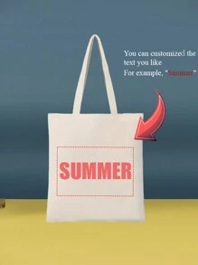 1 Túi Canvas Tùy Chỉnh Cá Nhân - Túi Tote Gấp Gọn Độc Đáo Hoặc Túi Đeo Vai Để Mua Sắm Thông Thường Với Thiết Kế In Ảnh, Phong Cảnh hoặc Hình Minh Họa, Dung Tích Lớn, Nhẹ Và Thời Trang, Túi Tote Đeo Vai Đa Chức Năng, Quà Tặng Lý Tưởng Cho Bạn Gái, Gia Đình, Bạn Bè, Phụ Nữ, Người Mới Vào Nghề & Nhân Viên Văn Phòng Nhân Dịp Kỷ Niệm, Sinh Nhật, Giáng Sinh, Mùa Đông, Kỳ Nghỉ/Du Lịch, Đi Học, Công Sở/Đi Làm/Văn Phòng, Đa Năng, Dung Tích Lớn, Đa Chức Năng, Nhiều Màu Sắc, Dễ Thương, Đáng Yêu, Đơn Giản, Ngộ Ngộ, Kawaii, Y2K, Tối Giản, Đi Làm, Công Sở Thường Ngày, Cơ Bản, Tùy Chỉnh, Cá Nhân Hóa, Độc Hảo, Được Tùy Chỉnh, Quà Tặng Lý Tưởng Cho Anh Ấy, Quà Tặng Lý Tưởng Cho Cô Ấy, Gia Đình, Bạn Bè, Bạn Gái, Nhân Dịp Kỷ Niệm, Sinh Nhật, Kỳ Nghỉ/Du Lịch, Hoạt Động Ngoài Trời/Đi Dã Ngoại/Du Lịch/Leo Núi/Sân Vận Động/Thể Thao/Leo Núi, Cho Túi xách & hành lý cho công việc/đi làm/văn phòng, Phụ kiện Halloween 2025, Vật dụng cần thiết cho chuyến đi hàng ngày, Túi đựng đồ du lịch - Màu be - Xem 1