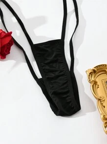 Sexy Hollow Out Lace Up Bodysuit Tempting Lingerie For Women, Erotic Sleepwear Uniform - View 2