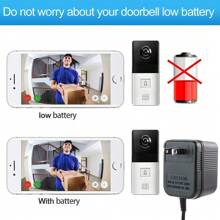 Video Ring Doorbell Power Supply Adapter 24V 1/2/2 Pro Transformer Adapter Wire