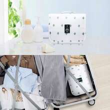 1 Túi Đựng Đồ Trang Điểm Treo Túi Du Lịch Để Đồ Vệ Sinh Túi Đựng Mỹ Phẩm Chống Thấm Nước Phòng Tắm Tắm Có Móc Túi Đựng Đồ Vệ Sinh Du Lịch Hộp Đựng Đồ Vệ Sinh Kích Thước Đầy Đủ - trắng - Xem 11