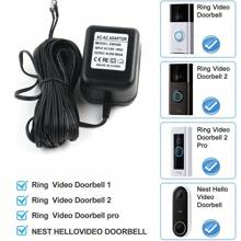 Video Ring Doorbell Power Supply Adapter 24V 1/2/2 Pro Transformer Adapter Wire