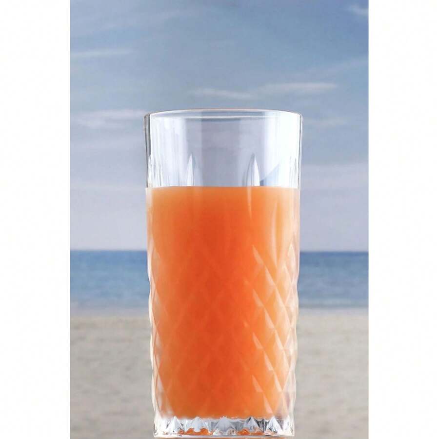 LAV Set Of 6 Glasses 356Cc Odin Range Elegant And Functional Design | Set Of 6 356Cc Odin Range Glasses Compatible With Hot And Cold Drinks Easy To Clean And Maintain, Perfect For Any Occasion - Multicolor - View 1