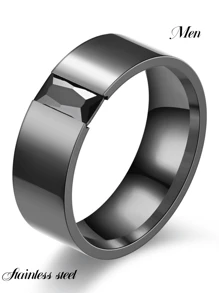 迷人情侣戒指浪漫戒指套装时尚男士不锈钢戒指时尚珠宝情人节礼物