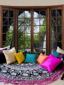 1pc Forest Landscape Printed Tapestry, Modern Style Polyester Square Decorative Tapestry, Suitable For Living Room And Bedroom Decoration, Flag For Room, Room Decor, Tapestry, Wall Decor, Wall Art ,Room Stuffs, Flags For Room, Home Decor, Tapestry, Wall Tapestry