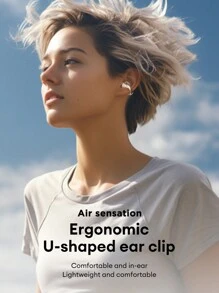 MONSTER XKT30 蓝牙耳机，被动降噪，5.4 低音，定向音频，清晰通话，音乐，游戏，低延迟，长电池寿命，运动设计，无线耳塞 - 米色 - 查看 5