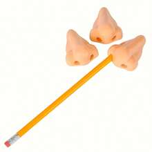 1PC Funny Nose Pencil Sharpener - Great Gag Gift And Stocking Stuffer - Multicolor - View 4
