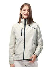 chamarra impermeable para hombre con capucha desmontable y manga larga con cierre y bolsillo para exteriores, chamarra para senderismo casual  Chamarra Hombre Cremallera Impermeable Informal Abrigos - Caqui - Ver 5