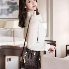 AMIARYA Bolso De Gran Capacidad Para Mujer Mochila Crossbody - Café integral - Ver 3
