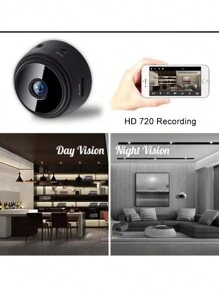 Mini Camera, Wireless Wifi Motion Detection Magnetic Camera, Hd Magnetic Wireless Security Camera, Motion Detection, Indoor/Outdoor Compact Camera With Night Vision, 1080p Portable Home Security Camera Hidden Camera, Small Indoor/Outdoor White Video Recorder, Motion-Activated Night Vision