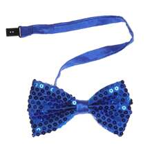 1x Shiny Sequin Bowknot, Glitter Sparkly Bowtie, Sparkling Adjustable Pre-Tied Bowknots, Glittering Clown Dicky Dance Bowknot For Fancy Dress Costume Party Carnival - Multicolor - View 14