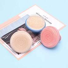 1pc Hair Washing Brush Massage Shampoo Brush Scalp Clean Comb, Bathing & Hairdressing Tool For Home - Multicolor - View 6