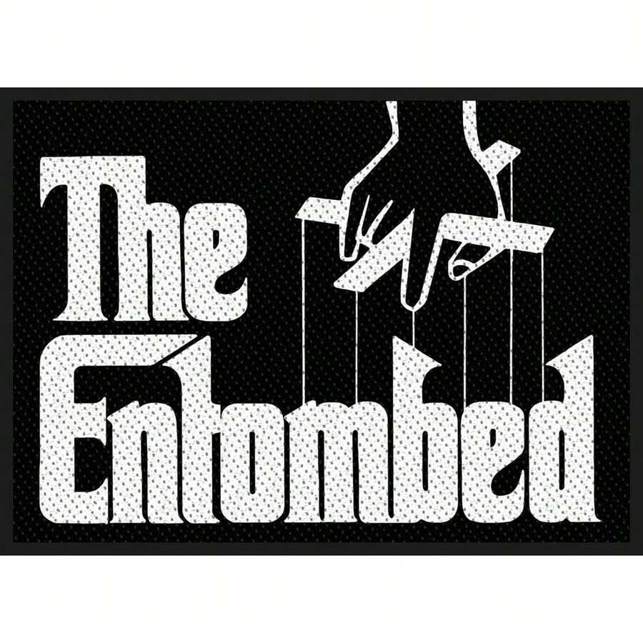 Entombed Godfather Logo Patch (Black/White) - Black and White - View 1