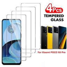 4Pcs 9H HD Transparent Tempered Glass Compatible With Xiaomi 13T 12T 11T Pro 11 Lite Compatible With Redmi Note 13 12 Pro 13C 9 9A A3 9C 9T 10 10C 11s 12s 10s 11A 9S 9 10 11 Pro Turbo 3 POCO X6 Neo C61 X3 M3 C65 C55 M4 F3 F4 GT F5 M5 M5S M6 X4 X5 Pro Screen Protector - Clear - View 45