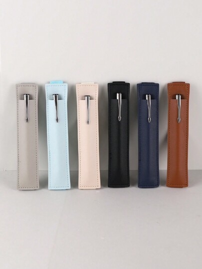 1/2pcs Book Mounted Pen Cover, Rubber Band Elastic Band Pen Cover, Notebook Ballpoint Pen Cover Strap, Elastic Band Pen Cover, Home School Office Supplies