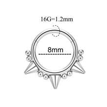 16G Septum Ring 316L Stainless Steel Nose Ring Body Piercing Jewelry For Septum/Nose/Earlobe-Stainless Steel Cartilage Earring For Women Men - Silver - View 28