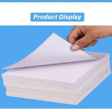 Giấy viết thư tiêu chuẩn Giấy nháp Giấy học sinh Dòng đơn Đường ngang Giấy viết tiểu luận Viết thư và ký tên Giấy dự thảo toán học Sinh viên đại học và trung học cơ sở - Nhiều màu - Xem 5