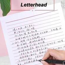Giấy viết thư tiêu chuẩn Giấy nháp Giấy học sinh Dòng đơn Đường ngang Giấy viết tiểu luận Viết thư và ký tên Giấy dự thảo toán học Sinh viên đại học và trung học cơ sở - Nhiều màu - Xem 8