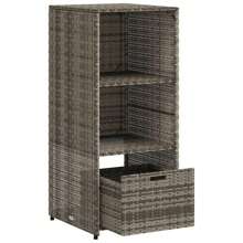 Outdoor Storage Benches - Light Grey - View 4